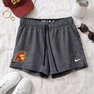 Nike Dri-FIT USC Trojans Athletic Shorts Gray Size M